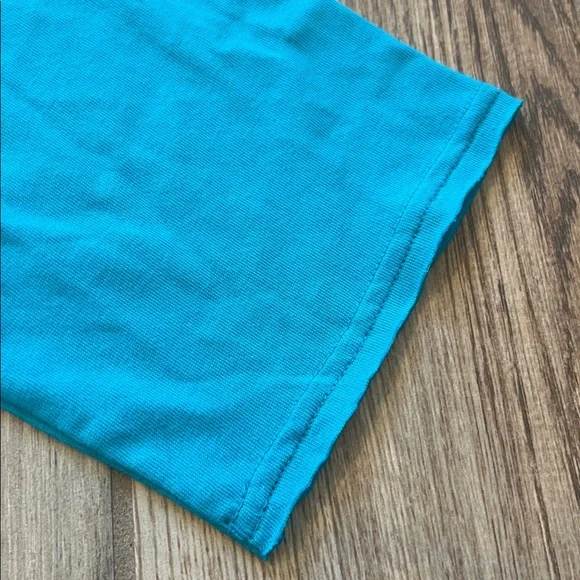 NWOT Adidas White and Teal Raglan Tee - Picture 6 of 7
